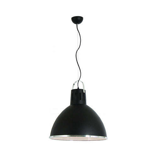 Bright Star Black Pendant with Chrome Trim