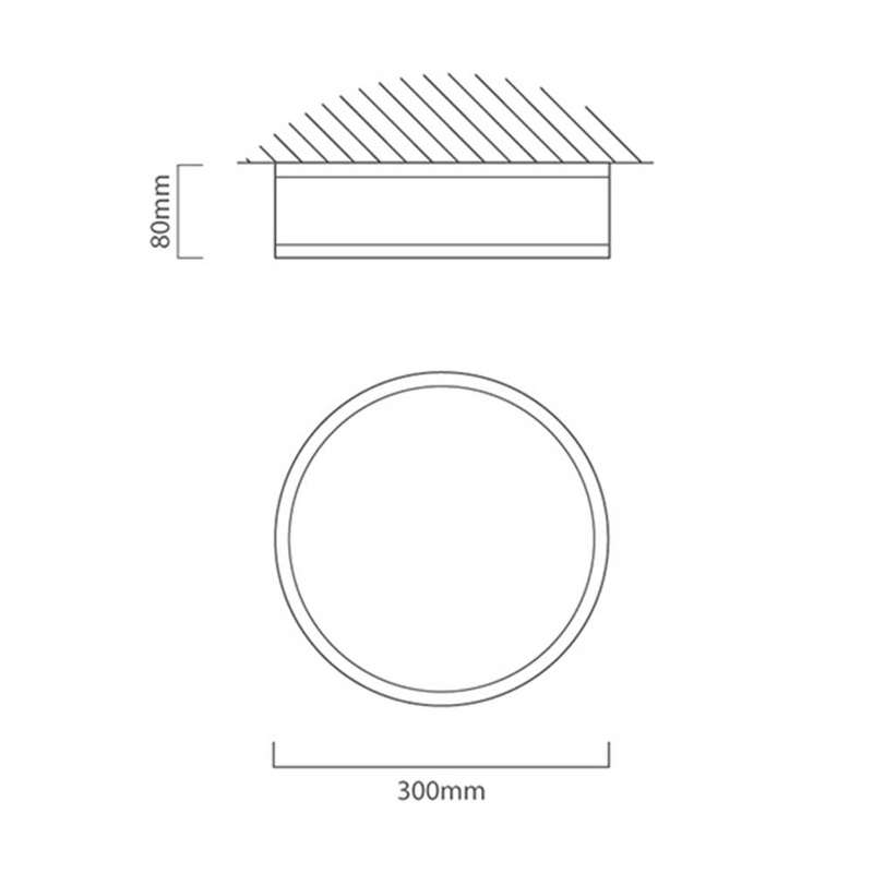EGLO Palermo LED Ceiling Fitting 24W 2500lm 3000K - Chrome
