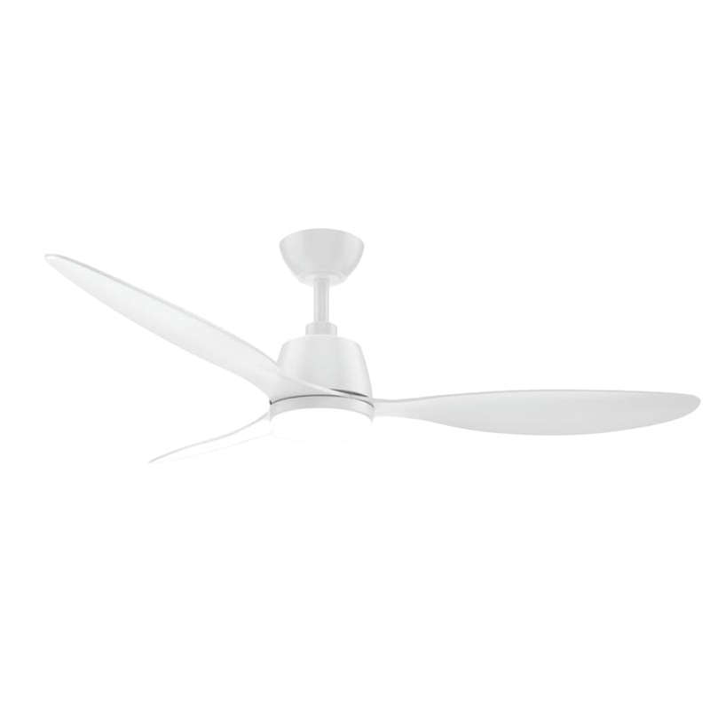 Solent Coastal Breeze 3 Blade Plastic Fan with LED Light Kit + Remote - White
