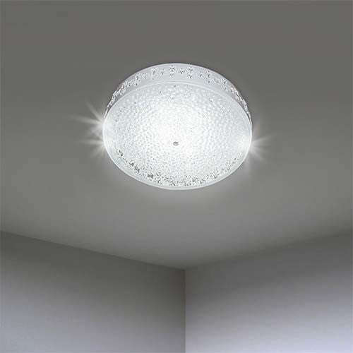 Bright Star LED Ceiling Fitting with Glass & Crystals