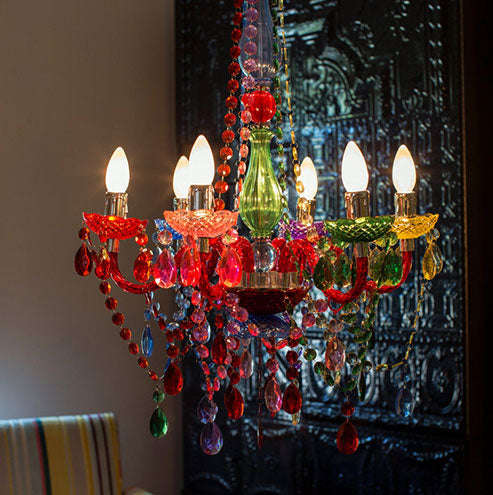 Eurolux Octave Chandelier - 6 Light - Black