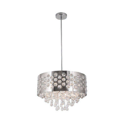Bright Star Polished Chrome Chandelier