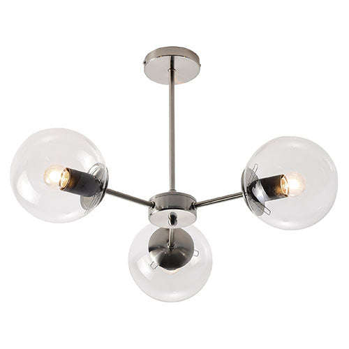 Bright Star 3 Light Global Pendant