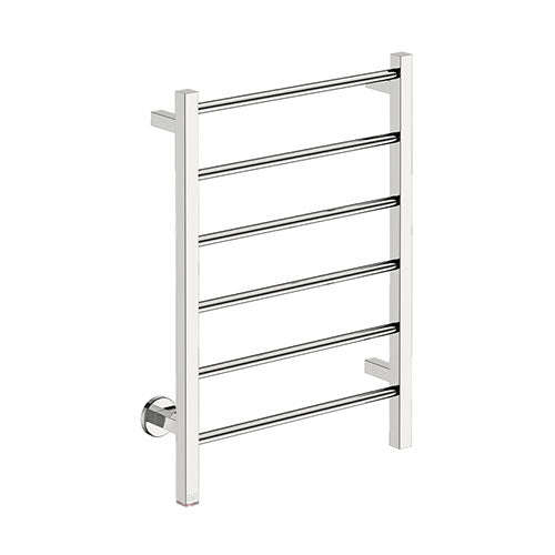 Bathroom Butler Contour 6 Bar Straight PTS Heated Towel Rail 530mm