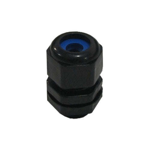 Cable Gland No.0 Flat - Black / Blue Grommet