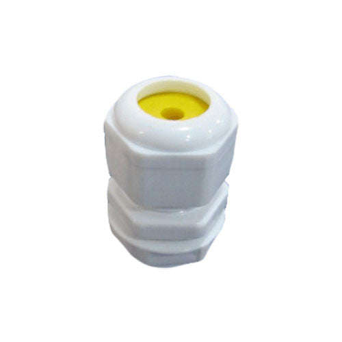 MATelec Cable Gland No.00 - White / Yellow Grommet