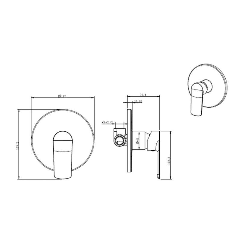 Cobra Seine Shower Mixer