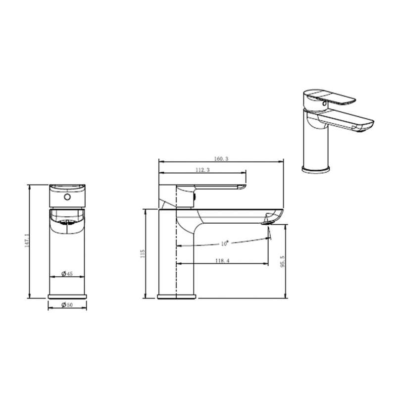 Cobra Seine Standard Basin Mixer