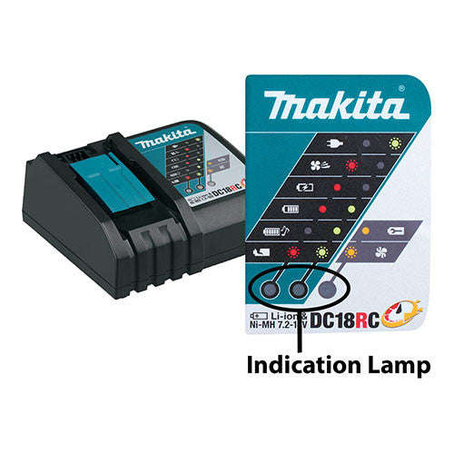 Makita 3.0Ah Li-ion Compact Fast Charger DC18RC 18V