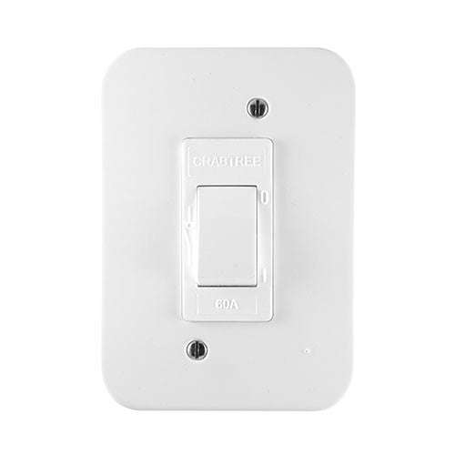 Crabtree Industrial 1 Lever Aircon & Geyser Isolator Switch 4 x 2