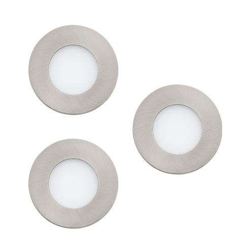 EGLO Connect Fueva-C Round LED Downlight Set 85mm - Satin Chrome