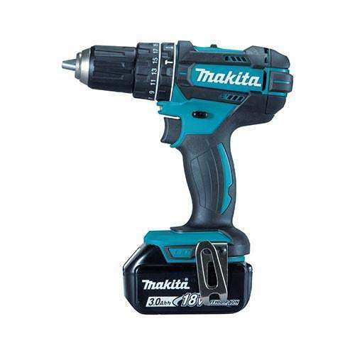 Makita Cordless Driver Drill Kit DHP482RFE 13mm 18V with 2 x 3.0Ah Batteries
