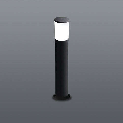 Spazio Tall Amelia 8W 1000lm CTC Resin Bollard - Black