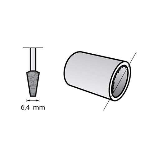 DREMEL® Aluminium Oxide Grinding Stone 953 6.4mm