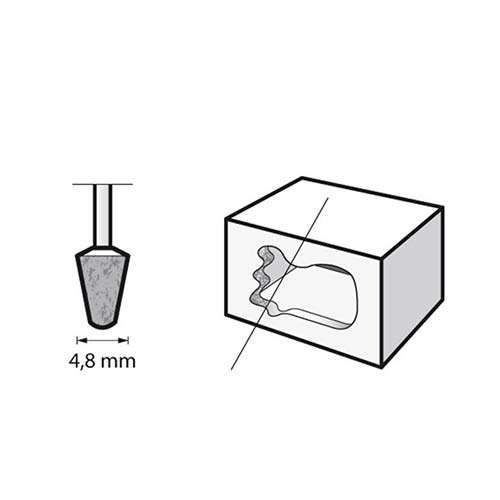 DREMEL® Silicon Carbide Grinding Stone 84922 4.8mm
