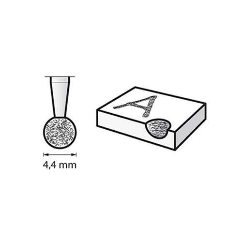 DREMEL® Diamond Wheel Point 7105 4.4mm