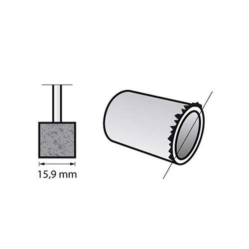 DREMEL® Aluminium Oxide Grinding Stone 8193 15.9mm