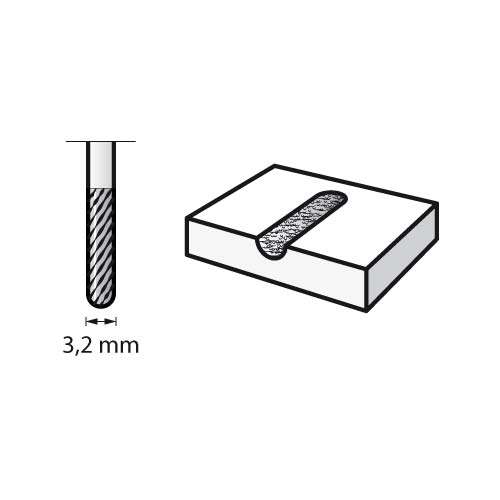 DREMEL® Tungsten Carbide Cutter Pointed Tip 9903 3.2mm