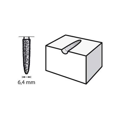 DREMEL® Structured Tooth Tungsten Carbide Cutter 9931 6.4mm