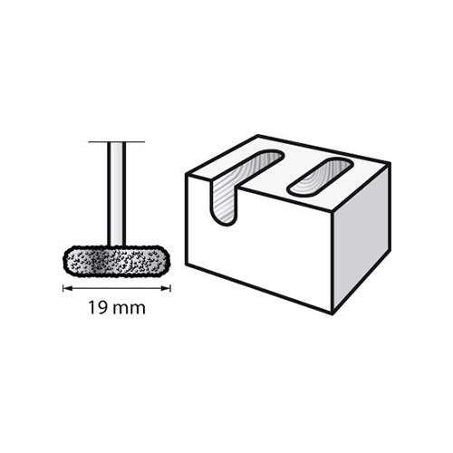 DREMEL® Structured Tooth Tungsten Carbide Cutter 9936 19mm