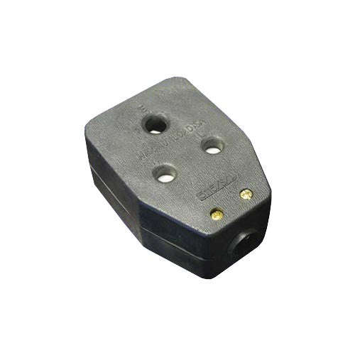 PVC Double Coupler Black
