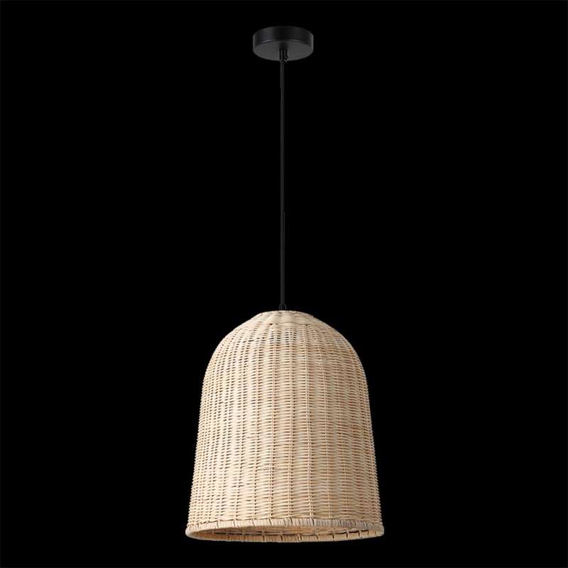 K. Light Rattan Bell Pendant