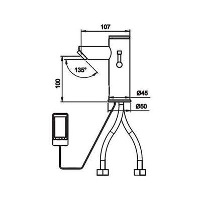 Cobra Electronic Control Touch-Free Basin Mixer Tap