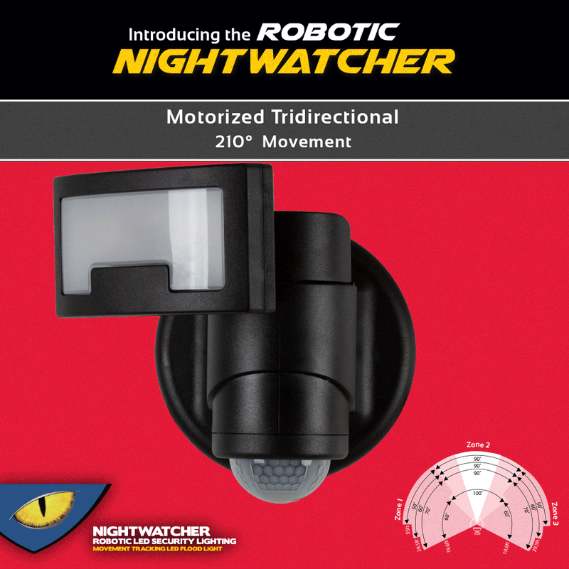 Eurolux Nightwatcher Robotic Security Light LED