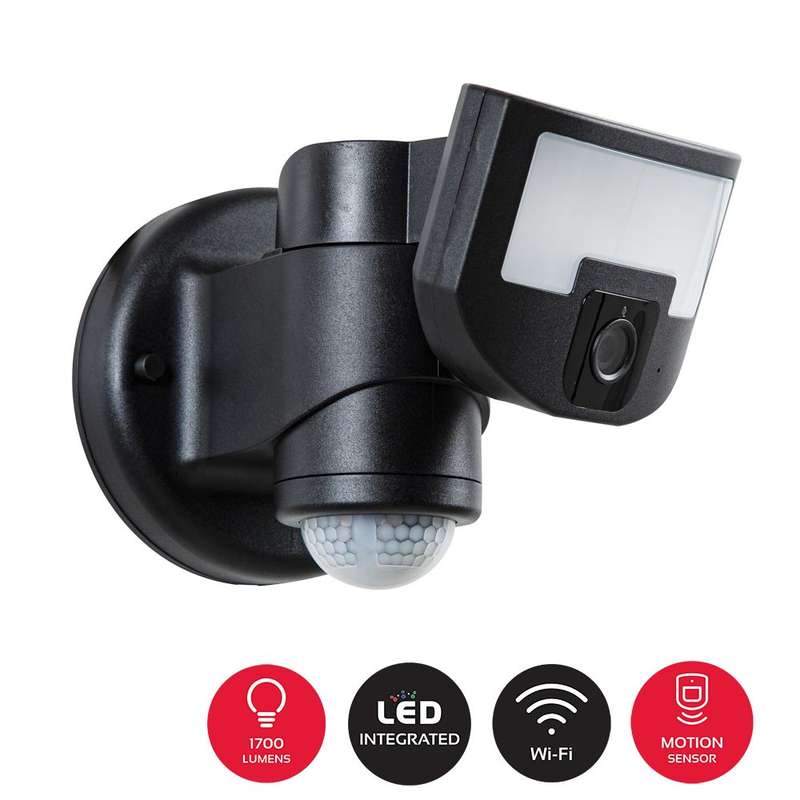Eurolux Nightwatcher Robotic Security Light with Wi-Fi Camera