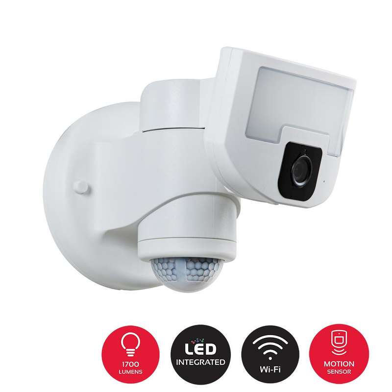 Eurolux Nightwatcher Robotic Security Light with Wi-Fi Camera