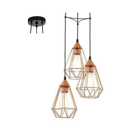 Eurolux Tarbes Triple Pendant - Black