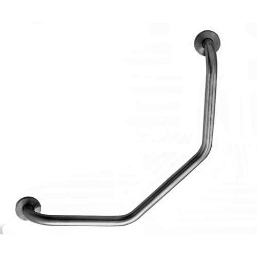 Stunning Bathrooms 2-Leg Cranked Rail  - Silver