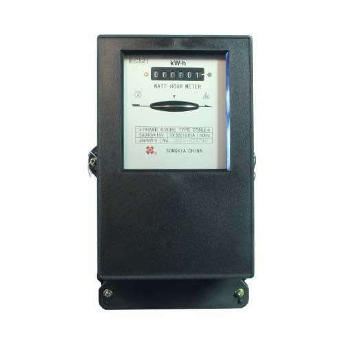 Three Phase Electro-mechanical KWH Meter 30 - 100A
