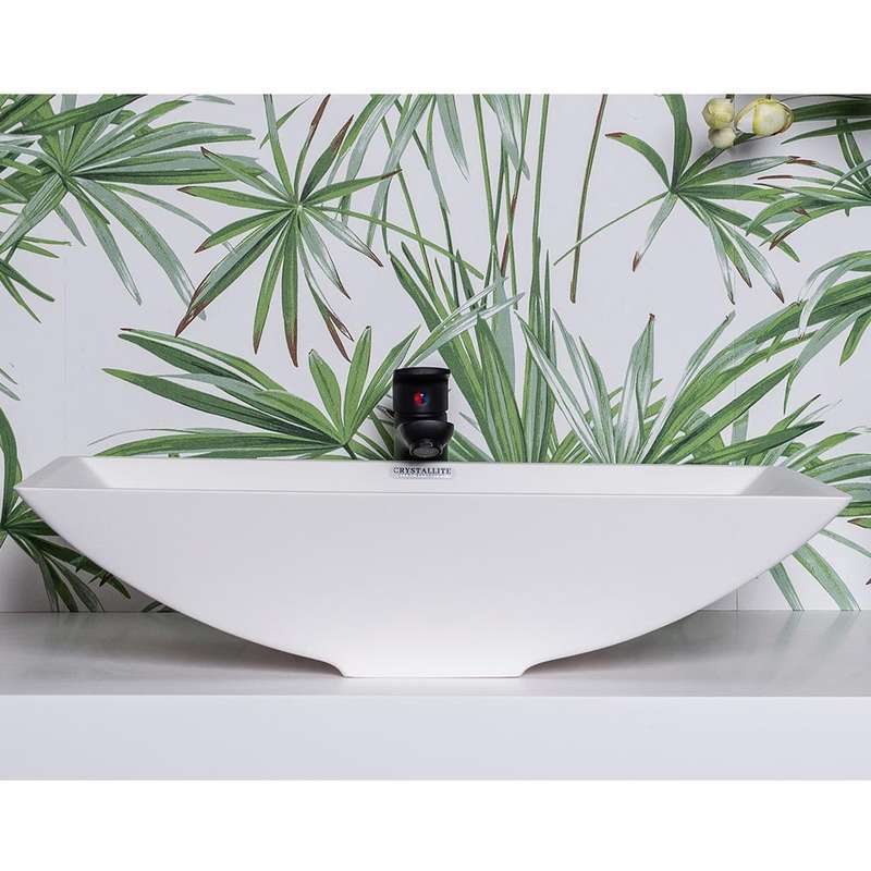 Crystallite Stone Flute Basin