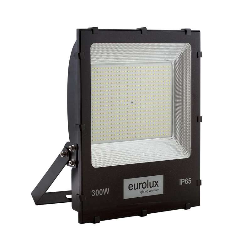 Eurolux LED Floodlight 300W 27000lm Cool White - Black