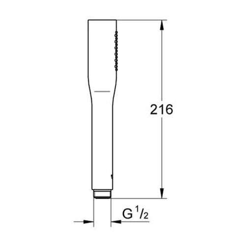 GROHE Euphoria Cosmopolitan Single Spray Hand Shower
