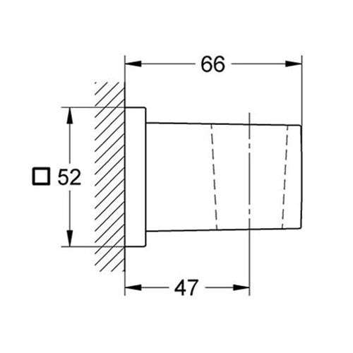 GROHE Euphoria Cube Wall Hand Shower Holder