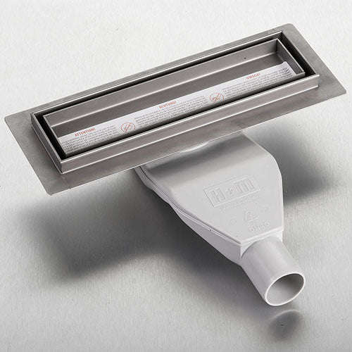 GIO Jewel 250 Shower Channel Tile Insert - Chrome