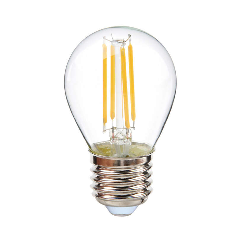 K. Light E27 G45 LED Filament Golf Ball Bulb 4W 2200K