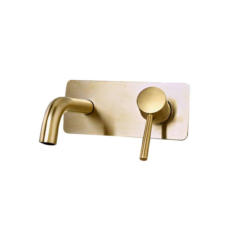 Trendy Taps Wall Mounted Mixer Brushed Gold
