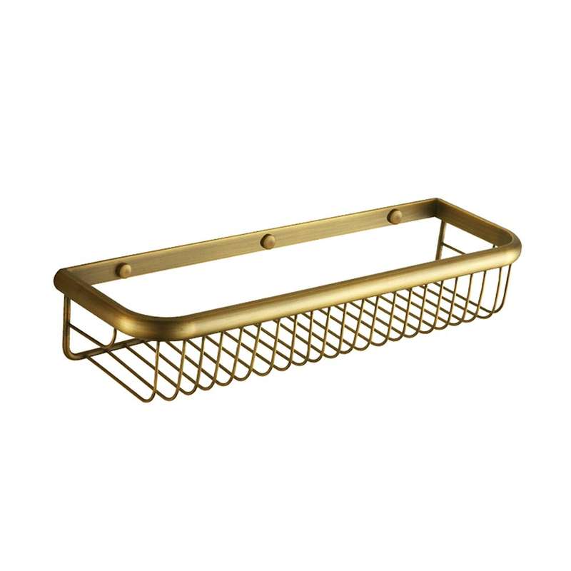 Trendy Taps Side Shower Shelf Brushed Gold