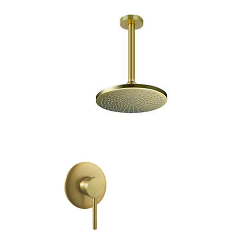 Trendy Taps Shower Head and Mixer Brushed Gold