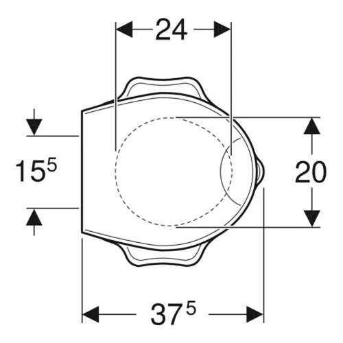 Geberit Bambini Toilet Seat Turtle Design with Grips