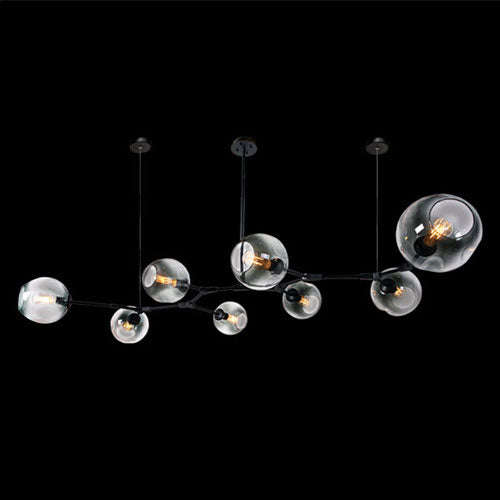 K. Light Molecule 8 Light Horizontal Pendant