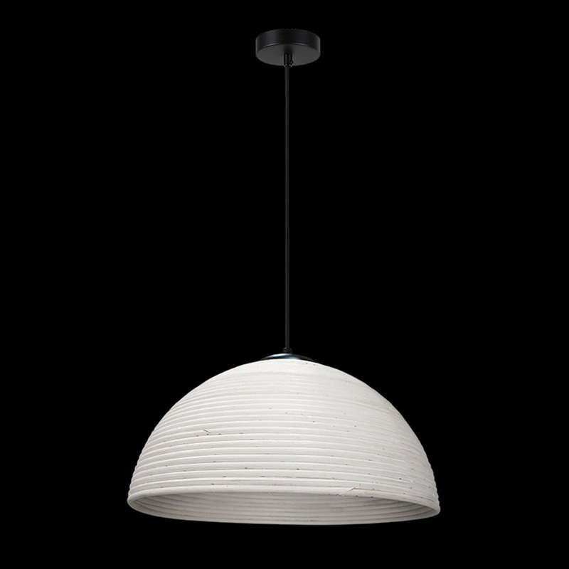 K. Light Medium Rattan Tube Pendant E27 40W