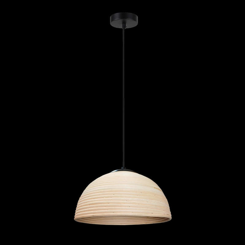 K. Light Small Rattan Tube Pendant E27 40W