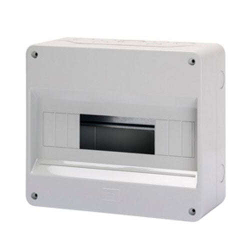 Gewiss Grey Surface Distribution Board No Door 1x12m