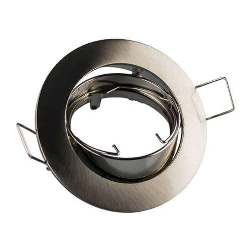 Genstar Aluminium Tilt Downlight 83mm - Satin Chrome