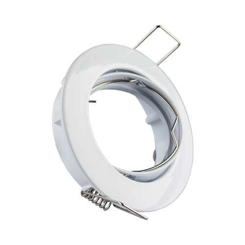 Genstar Aluminium Tilt Downlight 83mm - White