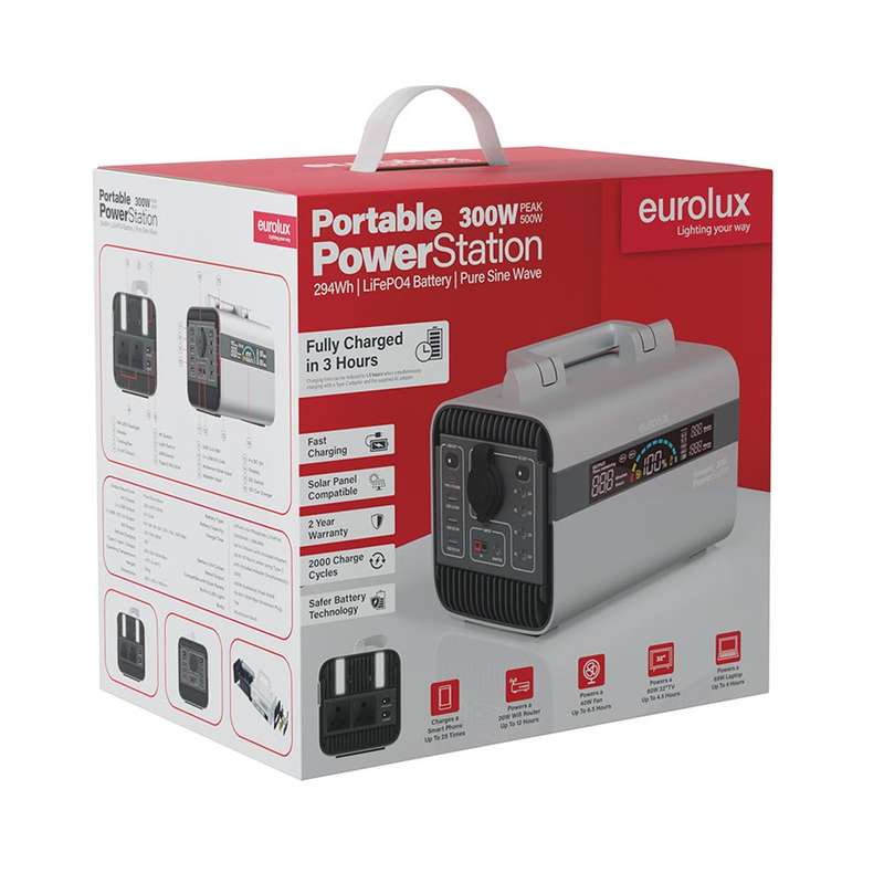 Eurolux Portable Power Station 300W